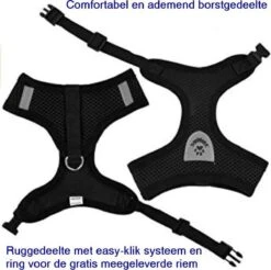 Luxyana® Hondentuigje - S - 28-32cm - Geschikt Voor Kleine Honden En Als Kattenharnas - Easy Step-in Hondentuigje Voor De Kleine Hond Of Kat - Inclusief Bijpassend Riempje - Zwart 17 Luxyana® Hondentuigje - S - 28-32cm - Geschikt Voor Kleine Honden En Als Kattenharnas - Easy Step-in Hondentuigje Voor De Kleine Hond Of Kat - Inclusief Bijpassend Riempje - Zwart -Hondenartikelen Serie Winkel 1200x1196 27