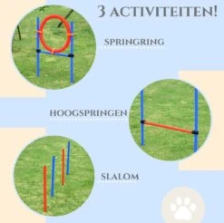 Merkloos Honden Agility Set - 23-delig - Agility Voor De Hond - Agility - Honden Parcours - Honden Training - Rood/Blauw -Hondenartikelen Serie Winkel 1200x1196 39