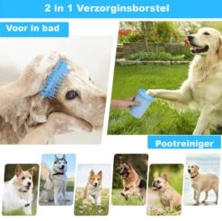 Merkloos Hondenpoot Reiniger - Hondenborstel - Borstel Hond / Kat - Hondenpoten Reiniger - Huisdier Poot Wassen - Borstel - Hondenverzorging - Verzorging Hond - Honden Wassen - Schoonmaak Borstel - Kattenborstel -Hondenartikelen Serie Winkel 1200x1197 17