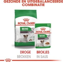 Royal Canin Shn Mini Ageing 12plus Pouch - Hondenvoer - 12x85 G -Hondenartikelen Serie Winkel 1200x1197 2