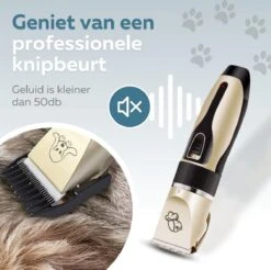 BYER Professionele Dieren Tondeuse Set - Voor Huisdieren Katten & Honden - Draadloos - Oplaadbare Pet Trimmer - Dog Tondeuze Clipper - 5 Standen & Vier Opzetkammen - Low Noise -Hondenartikelen Serie Winkel 1200x1197 21