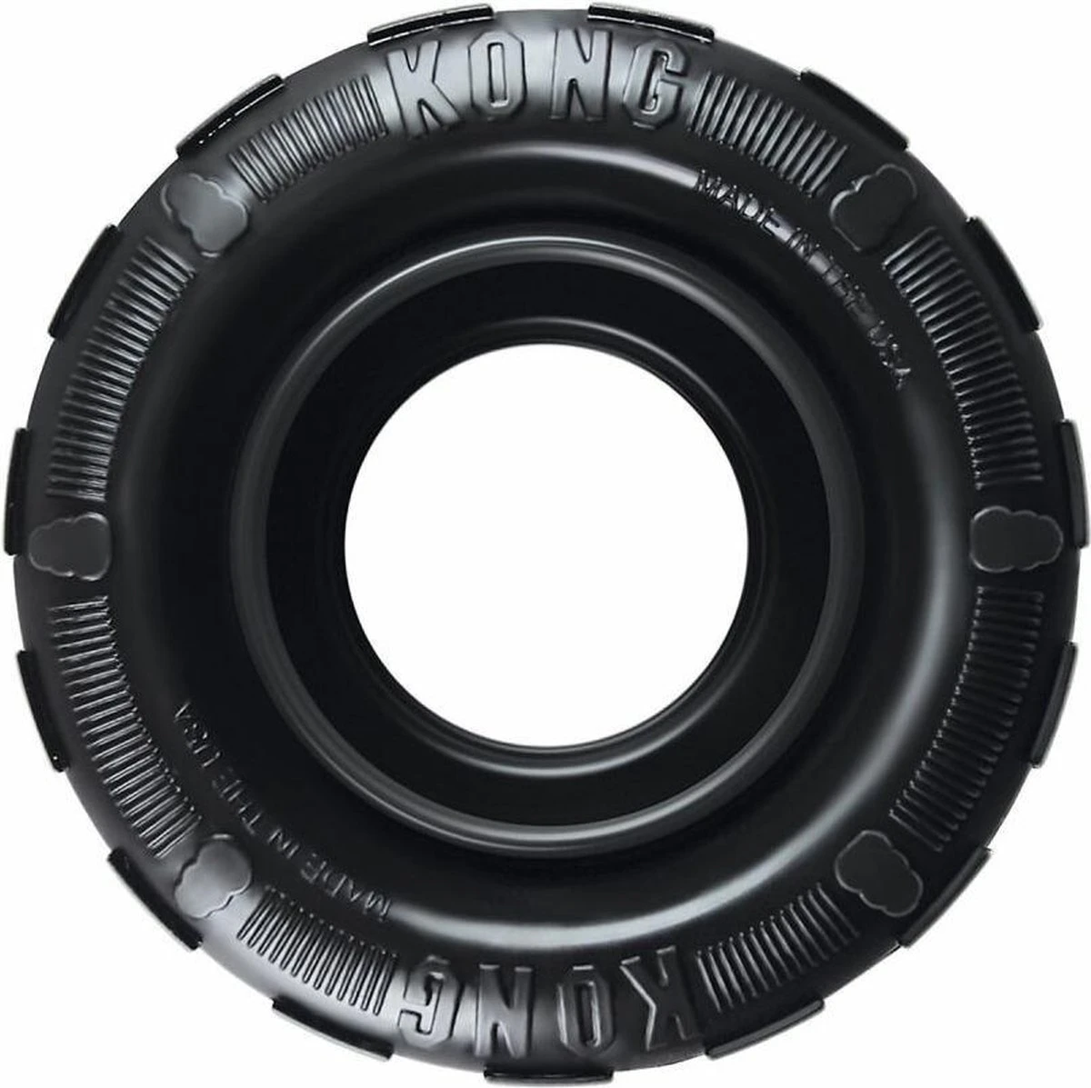 Kong Traxx Hondenspeelgoed - Rubber - M/L- Zwart 3 Kong Traxx Hondenspeelgoed - Rubber - M/L- Zwart