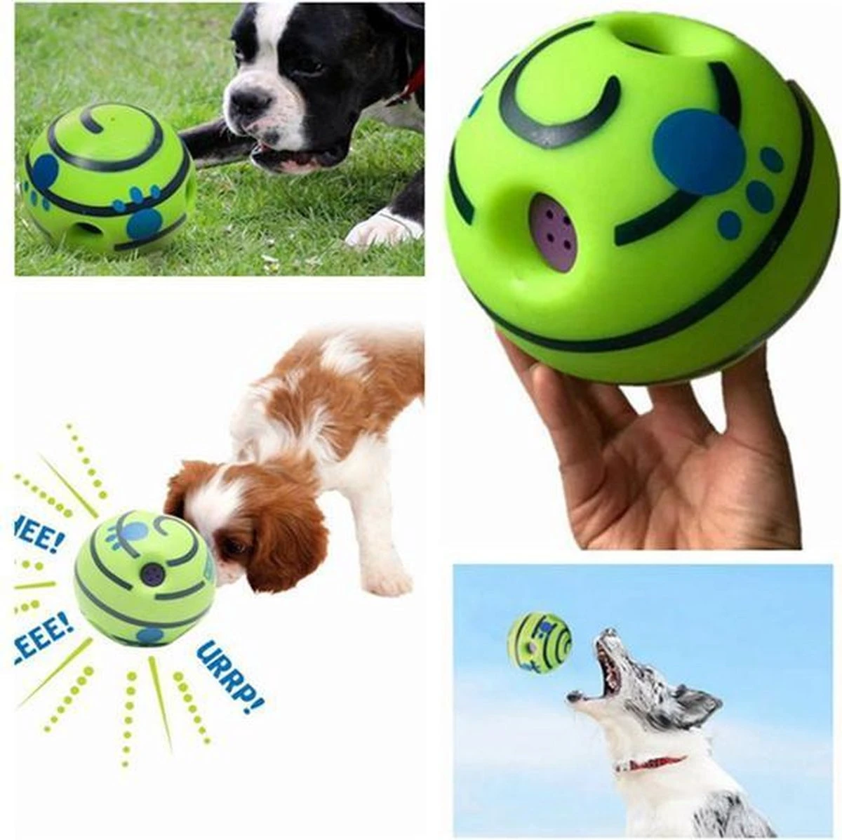 Interactieve Speelbal - Wiebel-Giechel Speelbal Voor De Hond - Hondenspeelgoed - 14cm 5 Interactieve Speelbal - Wiebel-Giechel Speelbal Voor De Hond - Hondenspeelgoed - 14cm - Afbeelding 3