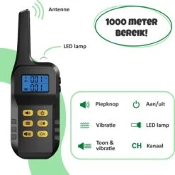 Anti Blafband Met Afstandsbediening - Blafband Voor Honden - Anti Blaf Apparaat Zonder Schok - Twee In Een Trainingshalsband -Hondenartikelen Serie Winkel 1200x1198 30