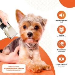 PetGoods Hondentondeuse - 10 Delige Set - Katten & Honden - Draadloos - Low Noise - Incl. Schaar, Nagelknipper, Vijl & Kam 13 PetGoods Hondentondeuse - 10 Delige Set - Katten & Honden - Draadloos - Low Noise - Incl. Schaar, Nagelknipper, Vijl & Kam -Hondenartikelen Serie Winkel 1200x1199 31
