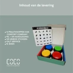 Comfort Company Praatknop Hond | Dogbuttons – Honden Speelgoed | Honden Speelgoed Intelligentie | 4 Stuks | Agility Voor De Hond | 30 Seconden Opnamen | Honden Training -Hondenartikelen Serie Winkel 1200x1199 51