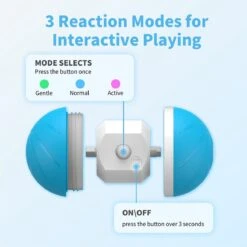 Cheerble Wicked Ball W1| Geel| Zelf Rollende Bal Voor Honden | 3 Automatische Speelmodi | Interactief En Intelligentie Hondenspeelgoed | Hondenspeeltje| USB Oplaadbaar -Hondenartikelen Serie Winkel 1200x1199 56