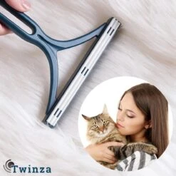 |Twinza®|Huisdierhaar Verwijderaar - Haarverwijderaar, Huisdieren - Kattenhaar - Hondenhaar - Knaagdieren - Kleding - Meubels - Donkerblauw -Hondenartikelen Serie Winkel 1200x1200 1012