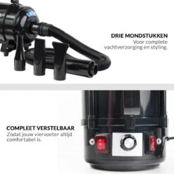 Hondenföhn/Waterblazer - Verstelbare Vermogen Standen (500W Tot 2400W) En Verstelbare Temperatuur - Zwart 17 Hondenföhn/Waterblazer - Verstelbare Vermogen Standen (500W Tot 2400W) En Verstelbare Temperatuur - Zwart -Hondenartikelen Serie Winkel 1200x1200 1059