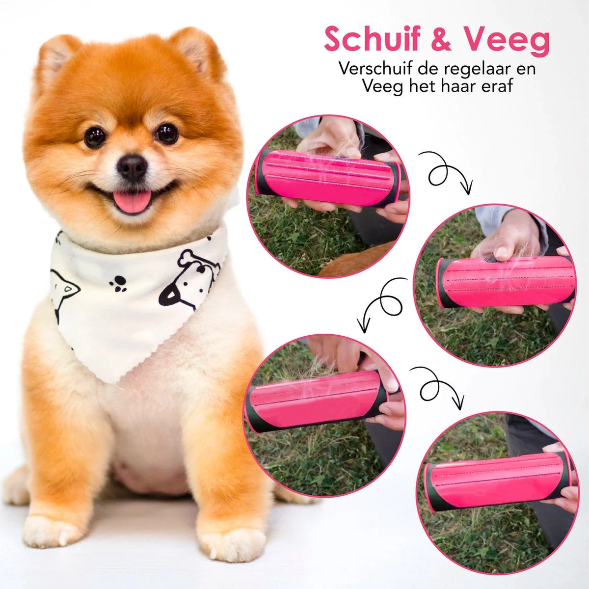 Frenkies HuisdierPlezier Hondenborstel - Borstels - Hondenborstel - Hondenkam - Roze 4 Frenkies HuisdierPlezier Hondenborstel - Borstels - Hondenborstel - Hondenkam - Roze - Afbeelding 2