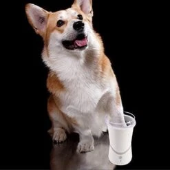 Merkloos Elektrische Hondenpootreiniger Draagbare Pet Voetenreinigingsborstel Zuigerkom Hondenvoetenreiniger Wasmachine Zachte Siliconenborstels Voor Modderige Poten Oplaadbare USB -Hondenartikelen Serie Winkel 1200x1200 1173