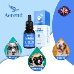 Aerend - Kalmerende Druppels Voor Honden - Zanipro® 30ml - Ontspanning En Antistress Middel Om Gedragsproblemen Te Verlichten - 100% Natuurlijk Uit Het Verenigd Koninkrijk - Met Ashwagandha & Valeriaan - No-stress - Voor Thuis En Onderweg -Hondenartikelen Serie Winkel 1200x1200 12