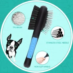 Nobleza 3 Delige Hondenborstel Set – Hondenkam - Kattenkam - Borstels – Dierverzorging - Dierenverzorging - Blauw -Hondenartikelen Serie Winkel 1200x1200 1203