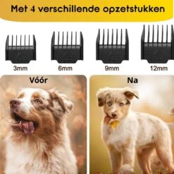AVE Pets® Volledige Hondentondeuse Set Met Display - Draadloos Tondeuse - Scheerapparaat Voor Je Hond Of Kat - Huisdier Trimmer - Dierentondeuse - Dieren Verzorging -Hondenartikelen Serie Winkel 1200x1200 1222