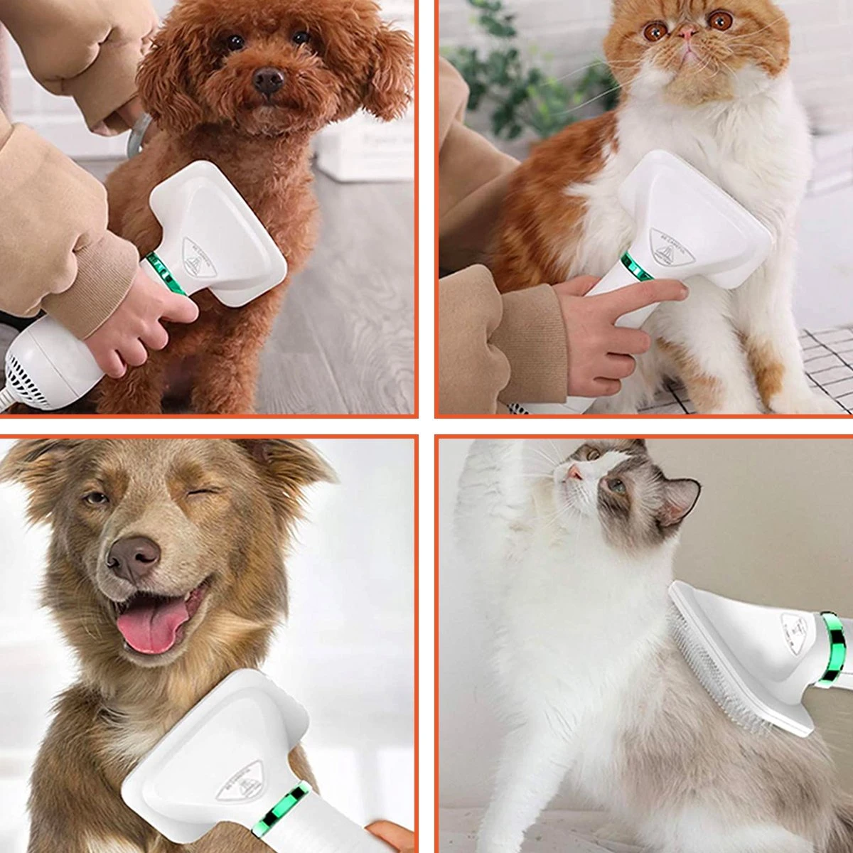 PetGoods 2-in-1 Hondenföhn – Föhn & Borstel - Honden & Katten - Low Noise 7 PetGoods 2-in-1 Hondenföhn – Föhn & Borstel - Honden & Katten - Low Noise - Afbeelding 5