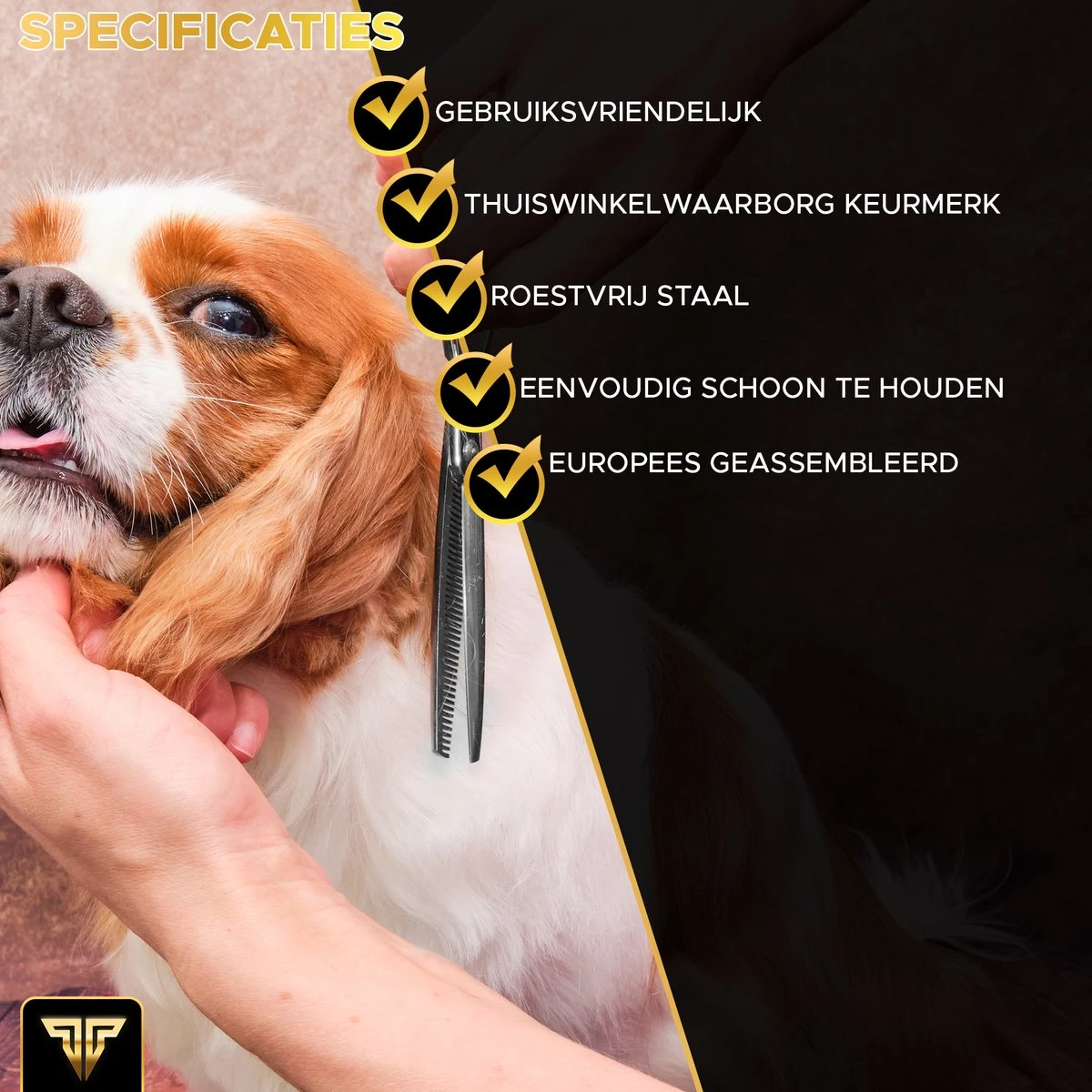 Toivo Schaar Voor Dieren - Zilver - Effileerscharen - Honden Scharenset - Dierenschaar - Set 5 Stuks - Trimscharen - Trimset - Uitdunschaar Hond - Schaar Honden 7 Toivo Schaar Voor Dieren - Zilver - Effileerscharen - Honden Scharenset - Dierenschaar - Set 5 Stuks - Trimscharen - Trimset - Uitdunschaar Hond - Schaar Honden - Afbeelding 5