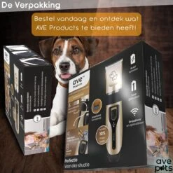 AVE Pets® Complete Hondentondeuse Set - Draadloos Tondeuse - Scheerapparaat Voor Je Hond Of Kat - Huisdier Trimmer - Professionele Dierentondeuse - Dieren Verzorging -Hondenartikelen Serie Winkel 1200x1200 1297
