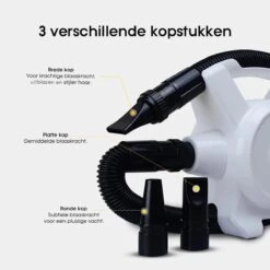 Hondenfohn - Waterblazer Met Draaiknop - 2400W Vermogen Met Warme En Koude Stand - Wit -Hondenartikelen Serie Winkel 1200x1200 1308