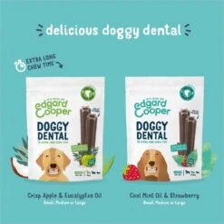 Edgard & Cooper Doggy Dental Sticks Appel - Eucalyptusolie Medium -Hondenartikelen Serie Winkel 1200x1200 131