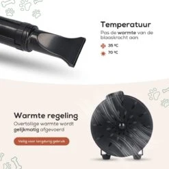 MiMOPETS® Hondenföhn Met 4 Opzetstukken – Waterblazer Voor Honden Met Geluiddemper -Hondendroger - Zwart -Hondenartikelen Serie Winkel 1200x1200 1326