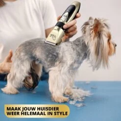 BeautyFit - 16-delig Hondentondeuse Set - Professionele Honden Trimset - Dieren Tondeuse Voor Dikke Vacht - Meest Complete Set - Inclusief 4 Opzetkammen - Hondenschaar - Mist Verstuiver - Handschoen Borstel - Nagelknipper -Hondenartikelen Serie Winkel 1200x1200 1340