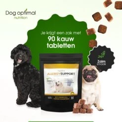 DOG OPTIMAL ALLERGY SUPPORT 90 Stuks - Allergie - Honden - Hondensnacks - Hondenkoekjes - Hondensupplementen - Honden - Puppy - Hondenvoeding - Weerstand - Supplement -Hondenartikelen Serie Winkel 1200x1200 137