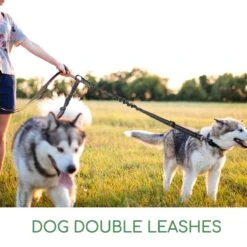 Nobleza Splitter Hondenriem - Dubbel Aanlijnriem Voor Honden - Splitter Verstelbaar - Zwart -Hondenartikelen Serie Winkel 1200x1200 1436