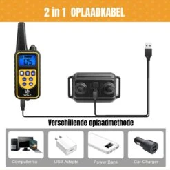 W&Z® Anti Blafband Inclusief Afstandsbediening- 3-60KG - Diervriendelijk - Zonder Schok - Vibratie/Audio/Licht - Anti Blaf Band - Water Bestendig -Hondenartikelen Serie Winkel 1200x1200 1481