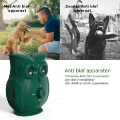 Bolify - Anti Blaf Apparaat - Anti Blafband - Anti Blaf - Zonder Schok - Diervriendelijk - Ultrasoon - Uil Model -Hondenartikelen Serie Winkel 1200x1200 1486