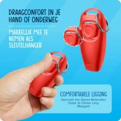 VEDIC® - Luxe Clicker Met Fluit - Clickertraining - Rood - Bevestigingsring - Fluit - Hondentraining 12 VEDIC® - Luxe Clicker Met Fluit - Clickertraining - Rood - Bevestigingsring - Fluit - Hondentraining -Hondenartikelen Serie Winkel 1200x1200 1550