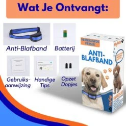 MyPets™ Anti-blafband - Anti Blaf Apparaat - Voor Kleine Honden En Grote Honden - Diervriendelijk - Opvoedingshalsband - Trainingshalsband - 2022/2023 Versie - Inclusief Batterijen -Hondenartikelen Serie Winkel 1200x1200 1574