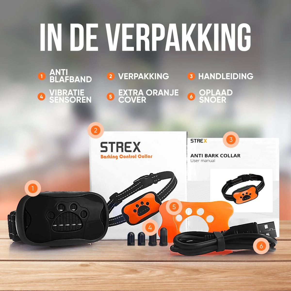 Strex Anti Blafband Voor Honden - 3-60KG - Oplaadbaar - Zonder Schok - Vibratie En Audio - Diervriendelijk - Anti Blaf Band - Anti Blaf Apparaat - Opvoedingshalsband Alle Honden 11 Strex Anti Blafband Voor Honden - 3-60KG - Oplaadbaar - Zonder Schok - Vibratie En Audio - Diervriendelijk - Anti Blaf Band - Anti Blaf Apparaat - Opvoedingshalsband Alle Honden - Afbeelding 9