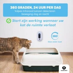 Vulpes Pets® Kattenbak Geurverdrijver PRO - Ozon En Negatieve Ionen Functie - Infraroodsensor - Oplaadbaar - Geurverwijderaar - Air Eliminator - Wit -Hondenartikelen Serie Winkel 1200x1200 1658