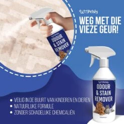 Petsly Odour & Stain Remover - Geurverwijderaars - Urine Vlekken Verwijderen Urinegeur Verwijderen Met Plantaardige Enzymen - 1L -Hondenartikelen Serie Winkel 1200x1200 1660
