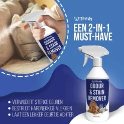 Petsly Odour & Stain Remover - Geurverwijderaars - Urine Vlekken Verwijderen Urinegeur Verwijderen Met Plantaardige Enzymen - 1L -Hondenartikelen Serie Winkel 1200x1200 1661