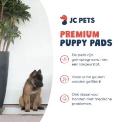 JC Pets Premium Puppy Training Pads - Hondentoilet - Zindelijkheidstraining Hond - 100 Stuks - 60 X 45 Cm -Hondenartikelen Serie Winkel 1200x1200 1674