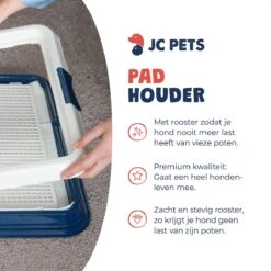 JC Pets Premium Pad Houder Met Rooster - Inclusief 20 Puppy Training Pads - Hondentoilet - Zindelijkheidstraining Hond -Hondenartikelen Serie Winkel 1200x1200 1688