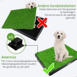 AWEMOZ Hondentoilet Kunstgras - Met 2 Matten En Opvangbak - 64x52x7,5cm - Puppy Pads - Zindelijkheidstraining Hond - Training Pads - Indoor / Outdoor Honden Toilet 16 AWEMOZ Hondentoilet Kunstgras - Met 2 Matten En Opvangbak - 64x52x7,5cm - Puppy Pads - Zindelijkheidstraining Hond - Training Pads - Indoor / Outdoor Honden Toilet -Hondenartikelen Serie Winkel 1200x1200 1697