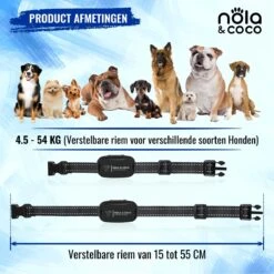 Nola & Coco® Oplaadbare Anti Blafband - 4 Kleuren - Zonder Schok - Waterdichte Diervriendelijke Blaf Halsband - Opvoedingshalsband - Voor Grote En Kleine Honden - Lichte Vibratie En Geluid - 3 Tot 60kg -Hondenartikelen Serie Winkel 1200x1200 1710
