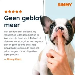 Simmy Anti Blafband - Diervriendelijke Opvoedingshalsband - Zwart En Blauw - Diervriendelijk - Zonder Schok - Anti Blaf Band Voor Grote En Kleine Honden -Hondenartikelen Serie Winkel 1200x1200 1731