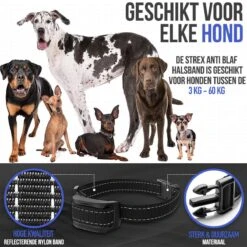 STARMAN Anti Blafband Voor Honden - 3-60KG - Diervriendelijk - Zonder Schok - Vibratie En Audio - Anti Blaf Band -Hondenartikelen Serie Winkel 1200x1200 1752
