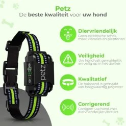 Petz - Anti Blafband - Anti Blafband Voor Kleine En Grote Honden - 5-55 KG - Vibratie En Audio - Diervriendelijk - GEEN Schokken - Opvoedingshalsband Zonder Schok En Diervriendelijk - Waterdicht - Oplaadbaar -Hondenartikelen Serie Winkel 1200x1200 1774