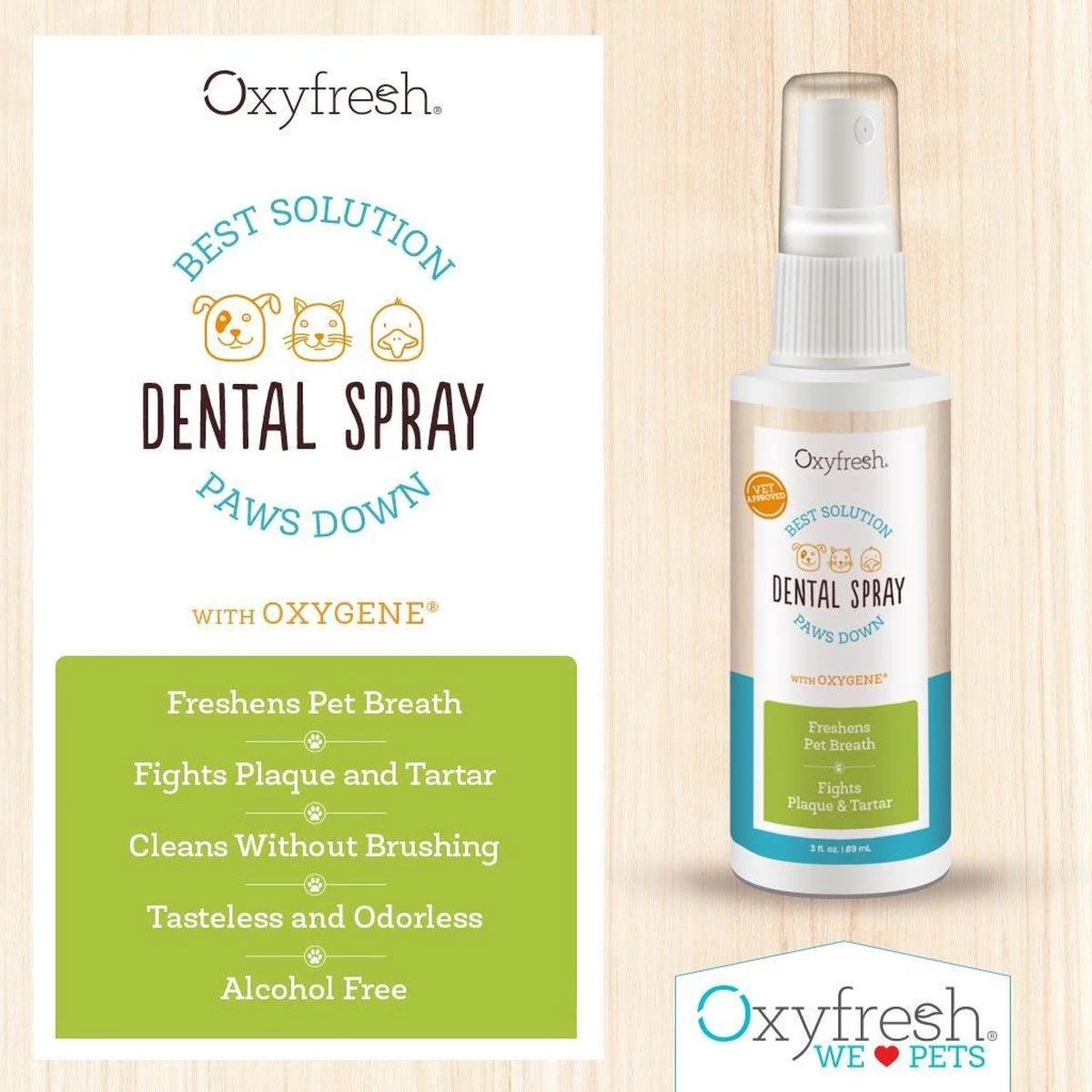 OxyFresh Pet Mondspray Voor Hond En Kat Tegen Slechte Adem En Tandsteen 6 OxyFresh Pet Mondspray Voor Hond En Kat Tegen Slechte Adem En Tandsteen - Afbeelding 4