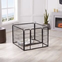 ACAZA Hondenren In 4 Panelen - Hondenkennel - Met Deur - 60 Cm Hoog - Zwart 13 ACAZA Hondenren In 4 Panelen - Hondenkennel - Met Deur - 60 Cm Hoog - Zwart -Hondenartikelen Serie Winkel 1200x1200 1840