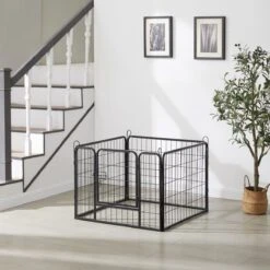 ACAZA Hondenren In 4 Panelen - Hondenkennel - Met Deur - 60 Cm Hoog - Zwart 15 ACAZA Hondenren In 4 Panelen - Hondenkennel - Met Deur - 60 Cm Hoog - Zwart -Hondenartikelen Serie Winkel 1200x1200 1841