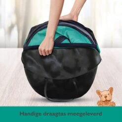 Meisterpet - Opvouwbare Puppyren Rond - (Ø X H) 115 X 58 Cm - Met Gratis Dieren Verzorging Set -Hondenartikelen Serie Winkel 1200x1200 1906