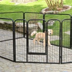 Merkloos Topmast Premium Puppyren - 80 Cm Hoog - 640 Cm Omtrek - Hondenren - Hondenhok - Antraciet 16 Merkloos Topmast Premium Puppyren - 80 Cm Hoog - 640 Cm Omtrek - Hondenren - Hondenhok - Antraciet -Hondenartikelen Serie Winkel 1200x1200 1919