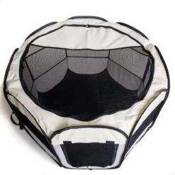 Dogs&Co Puppyren Opvouwbaar Grijs 90x90x60cm In Handige Draagtas -Hondenartikelen Serie Winkel 1200x1200 1923