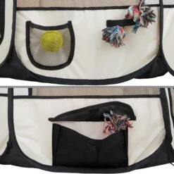 Dailyibed Opvouwbare Puppyren - Zwart - 115x115x58 Cm - Incl. Draagtas - Incl. Voederbak -Hondenartikelen Serie Winkel 1200x1200 1934