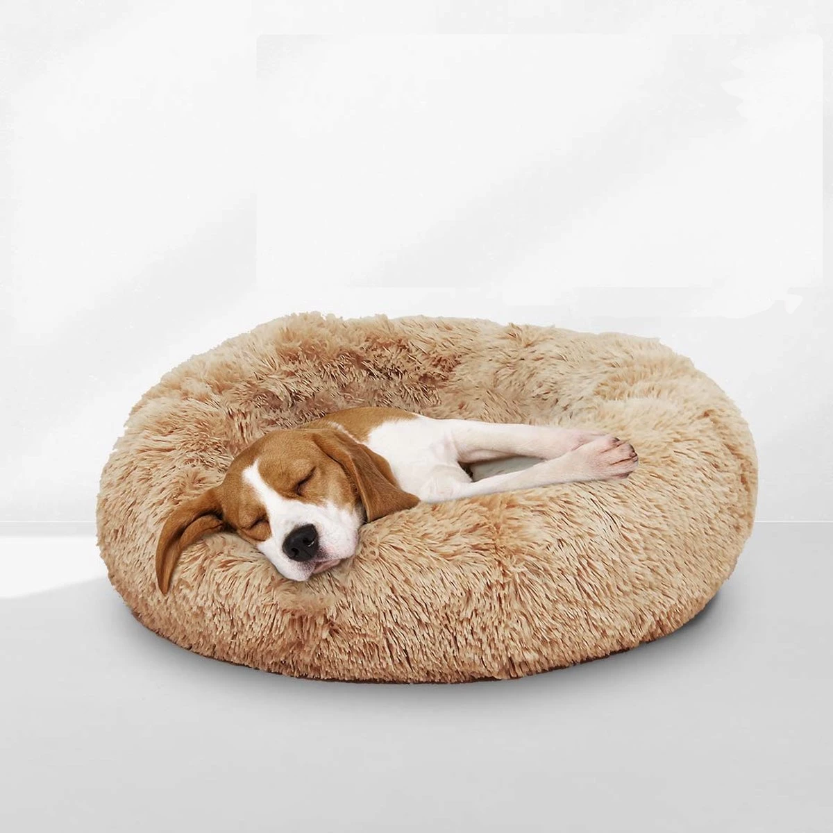 Peaceful Pooch M - Pluizig Hondenbed - 76cm Diameter - Opvouwbaar - In Verschillende Maten. Kattenbed - Wasbaar - Uitneembare Vulling - Ontspant Gewrichten En Spieren - Anti-slip Noppenbodem 4 Peaceful Pooch M - Pluizig Hondenbed - 76cm Diameter - Opvouwbaar - In Verschillende Maten. Kattenbed - Wasbaar - Uitneembare Vulling - Ontspant Gewrichten En Spieren - Anti-slip Noppenbodem - Afbeelding 2